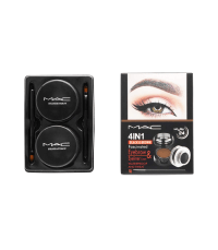 Mac 4 en 1 Gel Poudre à Sourcils & Eyeliner Imperméable Noir et Marron
