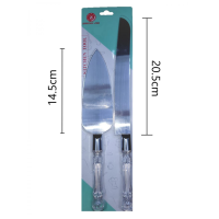 Ensemble de couteaux à gâteau en acier inoxydable Zheng Jie