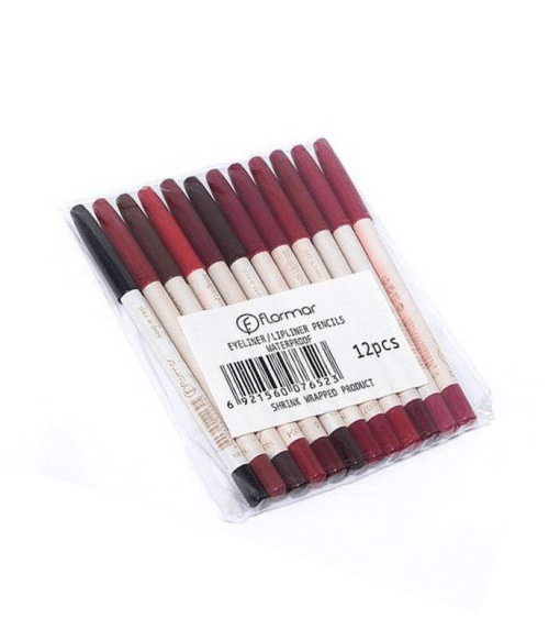Flormar Wood Pack Crayons Pour Yeux Et Lèvres