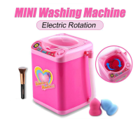Mini machine à laver électrique pourPinceaux de maquillage, éponges et bouffées de poudre