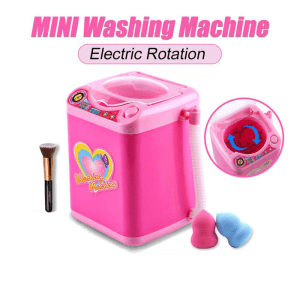 Mini machine à laver électrique pourPinceaux de maquillage, éponges et bouffées de poudre