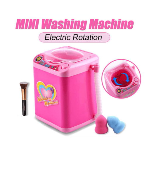 Mini Machine À Laver Électrique Pourpinceaux De Maquillage, Éponges Et Bouffées De Poudre
