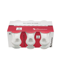 Paşabahçe Pera 6 Tasses à Thé à Pieds