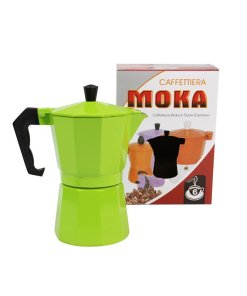 Cafetière Moka colorée 6 Tasses en Aluminium
