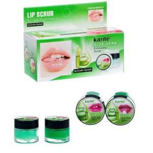 Karité soin deslèvres masque et gommage d'aloe vera 10g+6ml