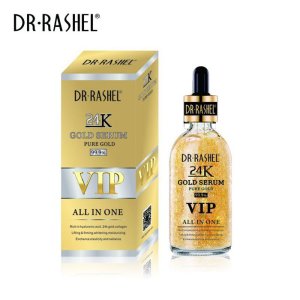 Dr Rashel Sérum Blanchissant Pour Le Visage Vip Or Pur 99.9% 24k Tout En Un