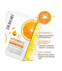Dr Rashel Vitamine C masque de soie éclaircissant anti-âge avec niacinamide 28g