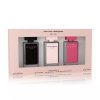 Narciso Rodriguez For Her Lot de 3 Parfums miniatures de luxe 25ml