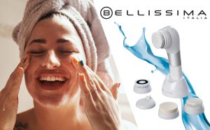 Bellissima Brosse Nettoyante Visage Imetec Avec 5 Têtes Interchangeables