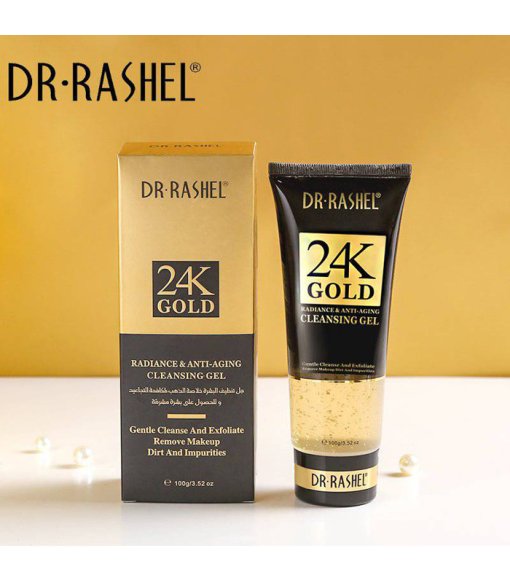 Dr.rashel 24K Gold Gel Nettoyant Éclat Et Anti-Âge 100G
