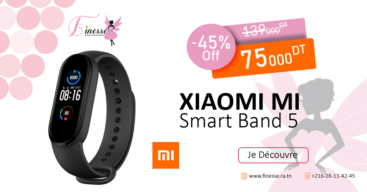 Xiaomi Mi Smart Band 5 : meilleur prix, test et actualités - Les Numériques