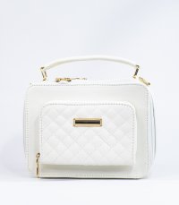Sac à main blanche à poignée supérieure