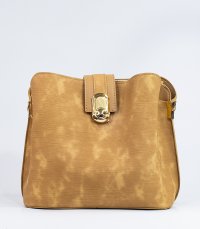 Sac à main marron claire cuir souple
