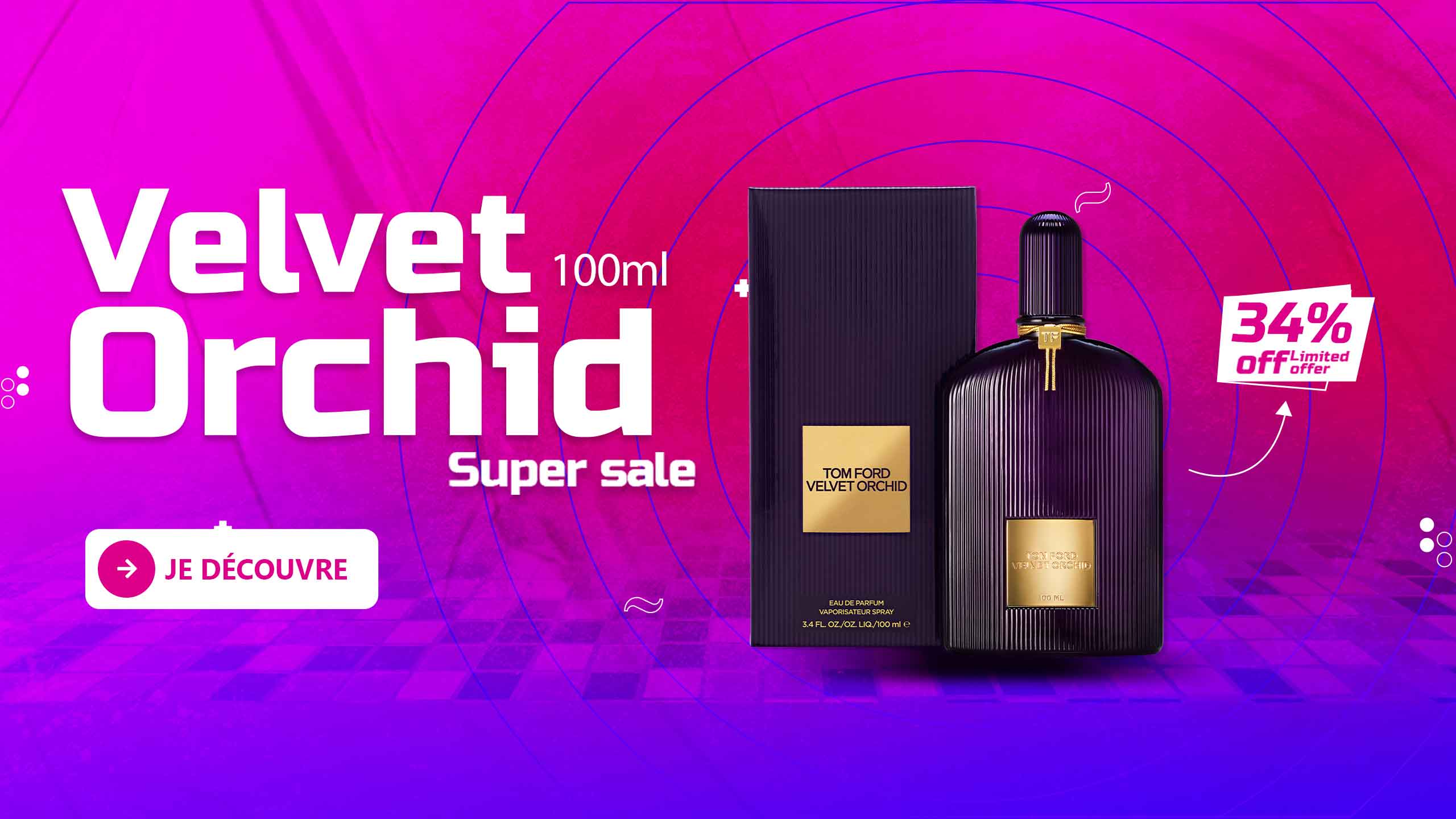 Velvet Orchid Lumière Eau De Parfum Tom Ford 100Ml Banner