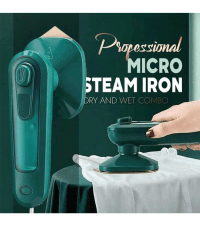 Mini fer à vapeur électrique portable avec vaporisateur