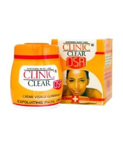 Clinic Clear DSR Crème Visage Gommant - Soin Exfoliant pour une Peau Lumineuse