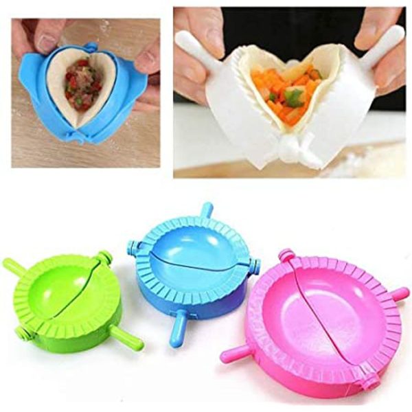 3 moules à boulettes colorés pour presse à pâte