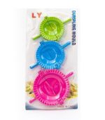 3 moules à boulettes colorés pour presse à pâte – Image 2