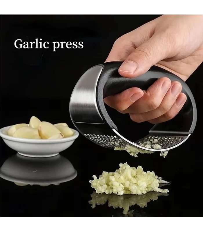 Broyeur râpe d'ail rubis en acier inoxydable – Image 1