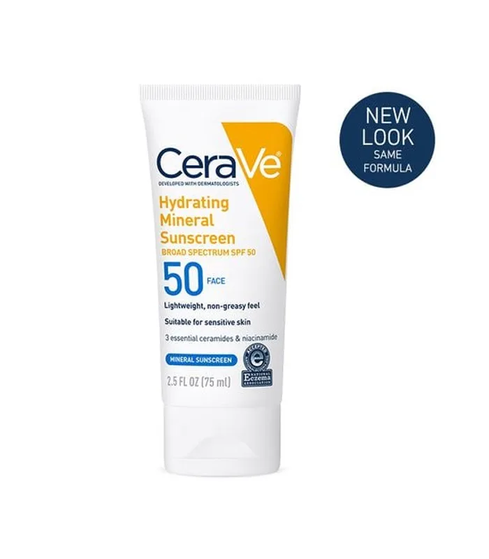CeraVe Ecran solaire minéral lotion hydratant SPF50 75ml – Image 3