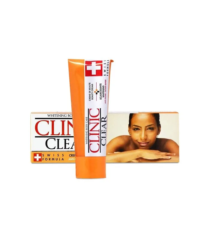 Clinic-Clear-Creme-Eclaircissante-Anti-taches-50g-1.jpg Clinic Clear Crème Éclaircissante Anti tâches 50g – Image 1