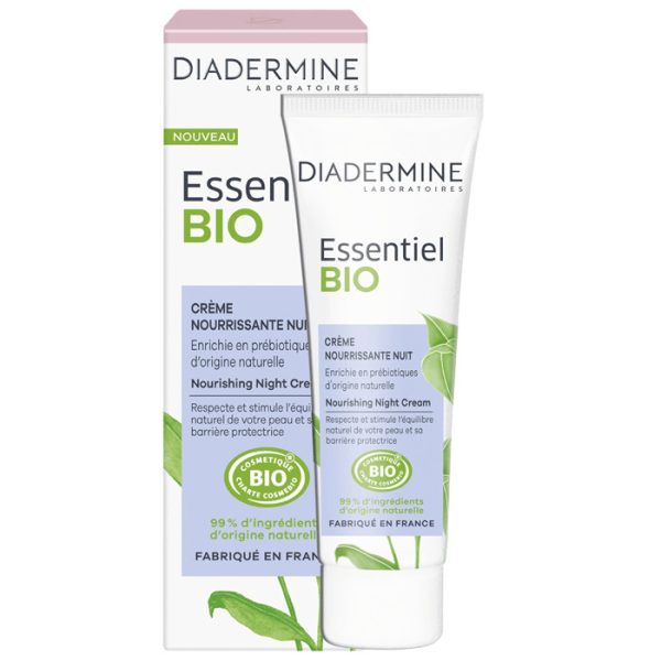Diadermine Crème Nourrissante Nuit Essentiel Bio 50ml