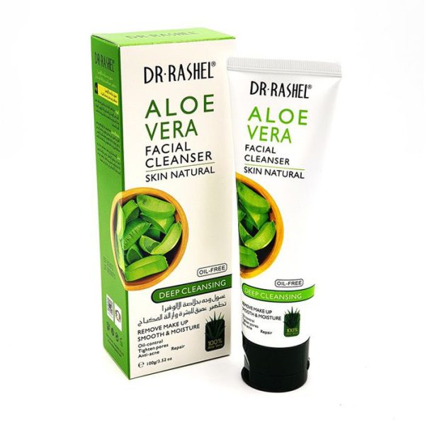 Dr Rashell Nettoyant Visage à l'Aloe Vera Démaquillant Anti Acné 150ml