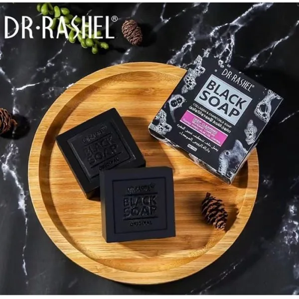 Dr.Rashel Savon Noir Au Collagène Et Au Charbon Nettoyant En Profondeur 100g