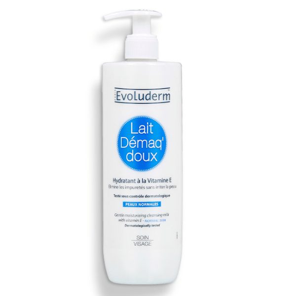 Evoluderm Lait Démaquillant Visage 500ml