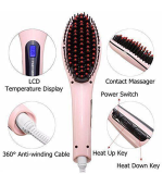 Fast Hair Straightener Brosse Lissante Chauffante HQT906 – Image 3