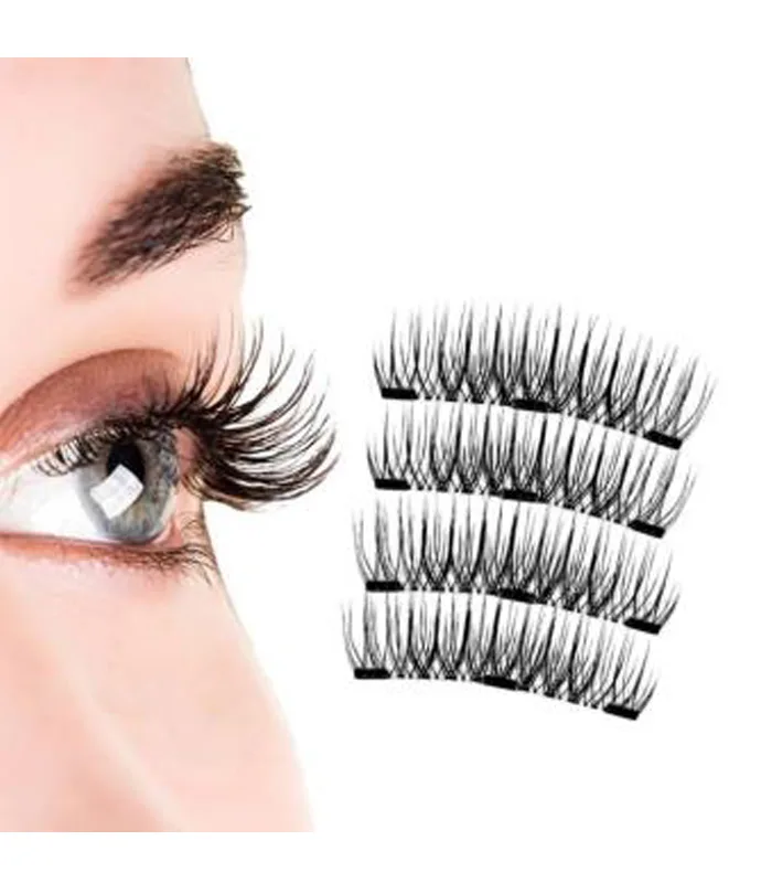 Faux Cils magnétique 3D Lashes réutilisable – Image 3