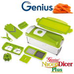 Nicer Dicer Plus Découpe Fruits & Légumes 10 Pièces Multifonction