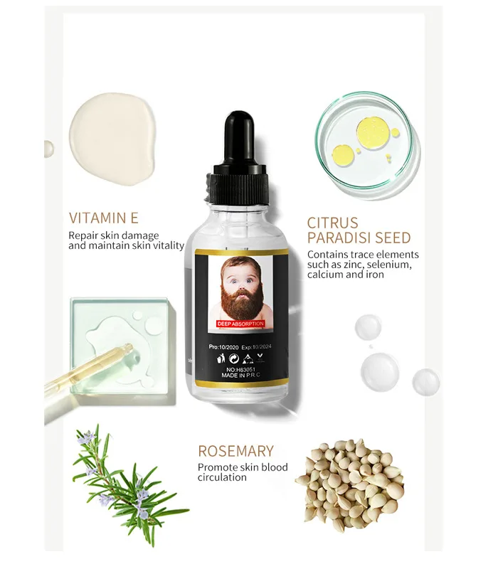 Huda Beauty Sérum Nutriment Pour Barbe Croissance Des Cheveux – Image 2