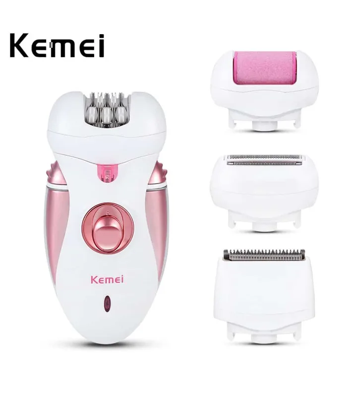 Kemei 4en1 KM-2530 Épilateur de cheveux Rechargeable – Image 1