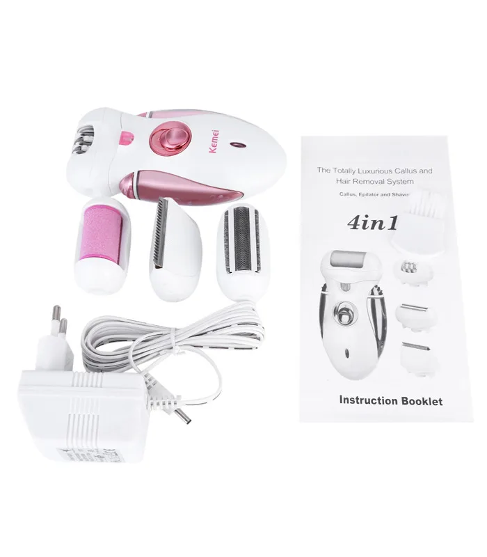 Kemei 4en1 KM-2530 Épilateur de cheveux Rechargeable – Image 3