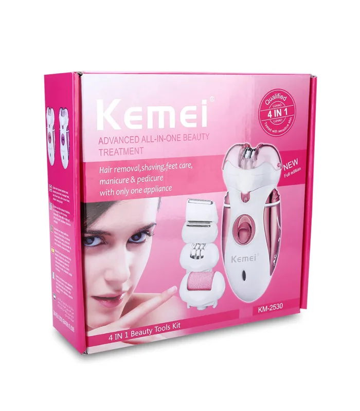 Kemei 4en1 KM-2530 Épilateur de cheveux Rechargeable – Image 2