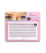 La Charme Set de 100 faux cils individuels noirs naturels 10mm