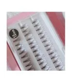 La Charme Set de 100 faux cils individuels noirs naturels 10mm – Image 2