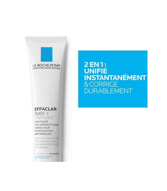 La Roche Posay Effaclar Duo (+) Unifiant Teinte Light 40ml – Image 4