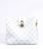 Sac à main blanc cuir souple