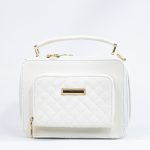 Sac à main blanche à poignée supérieure