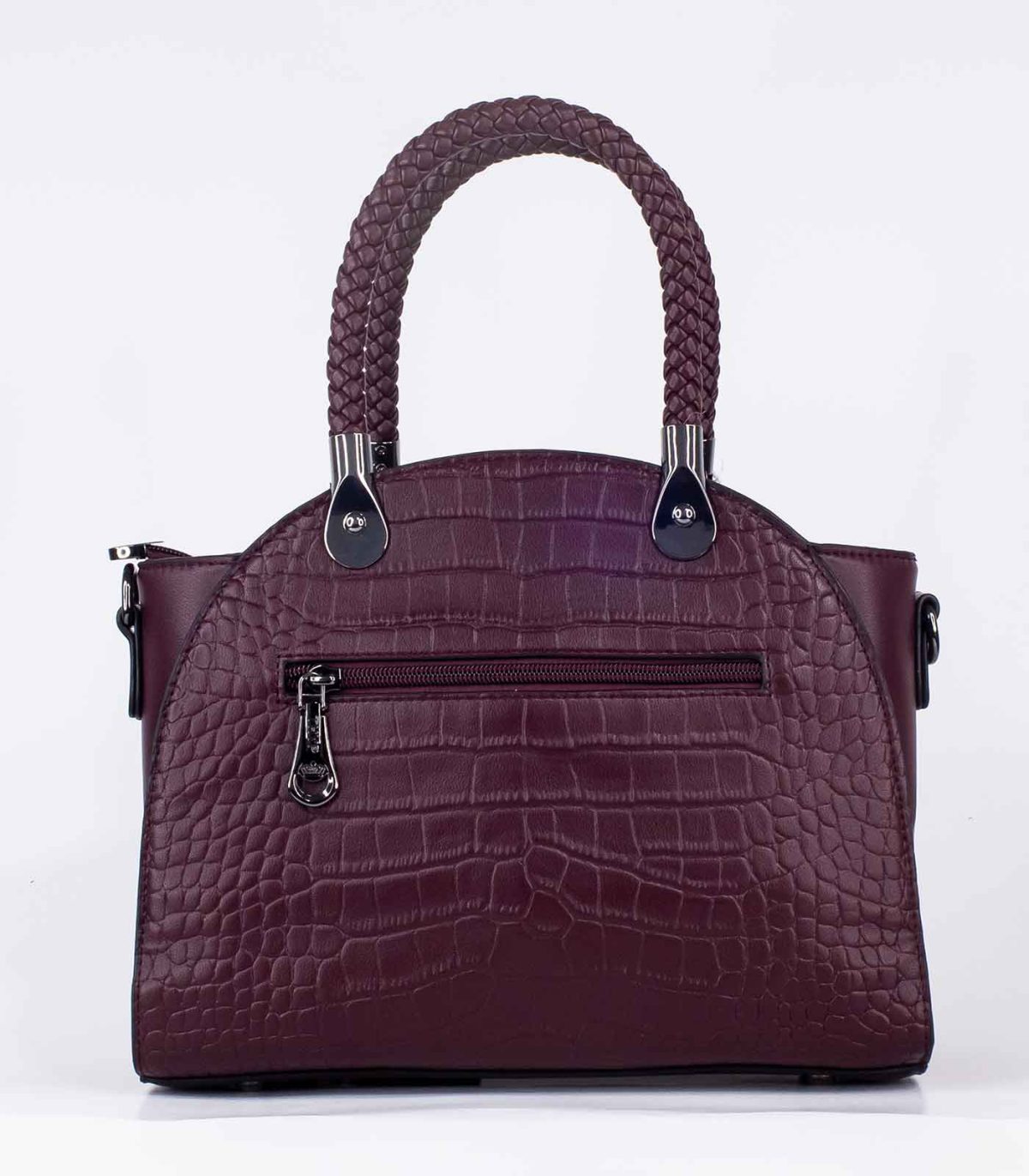 Sac-a-main-bordeaux-texture-crocodile-3-1.jpg Sac a main bordeaux texture crocodile – Image 3