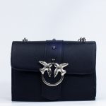 Sac à main cuir noir Love Birds (Pinko)