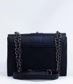 Sac à main cuir noir Love Birds (Pinko) – Image 3