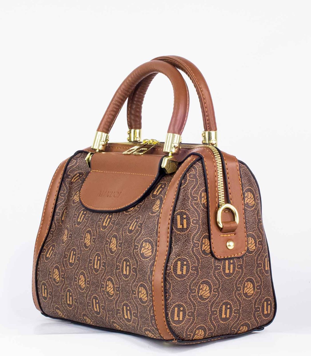 Sac à main en cuir marron MIKUCI – Image 2