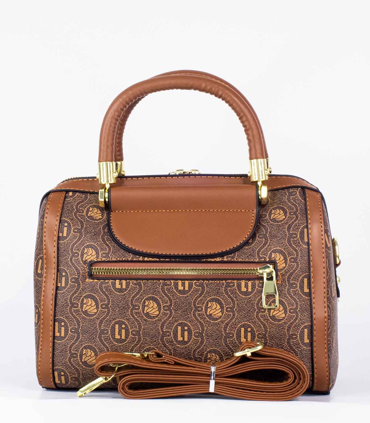 Sac à main en cuir marron MIKUCI – Image 3