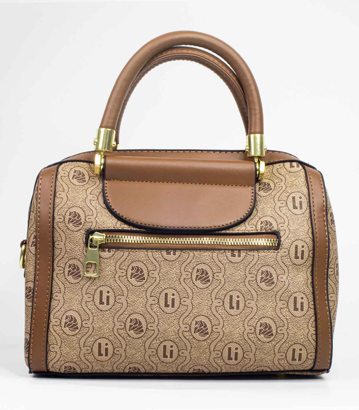 Sac à main en cuir beige MIKUCI – Image 3