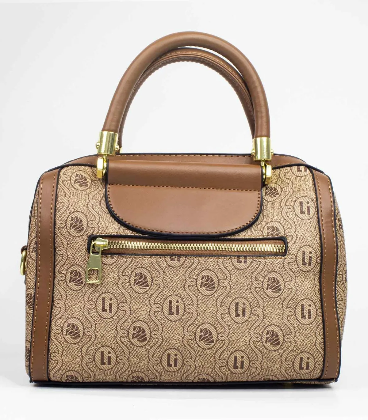 Sac à main en cuir beige MIKUCI – Image 3