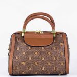 Sac à main en cuir marron MIKUCI