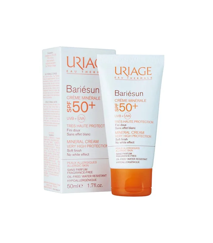 Uriage Bariesun Crème Minérale SPF50+ 50ml – Image 1